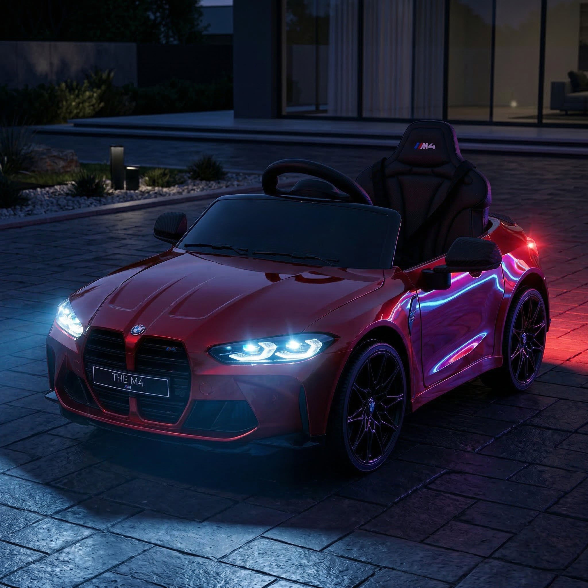 Cuadro de mandos con luces LED y puerto USB